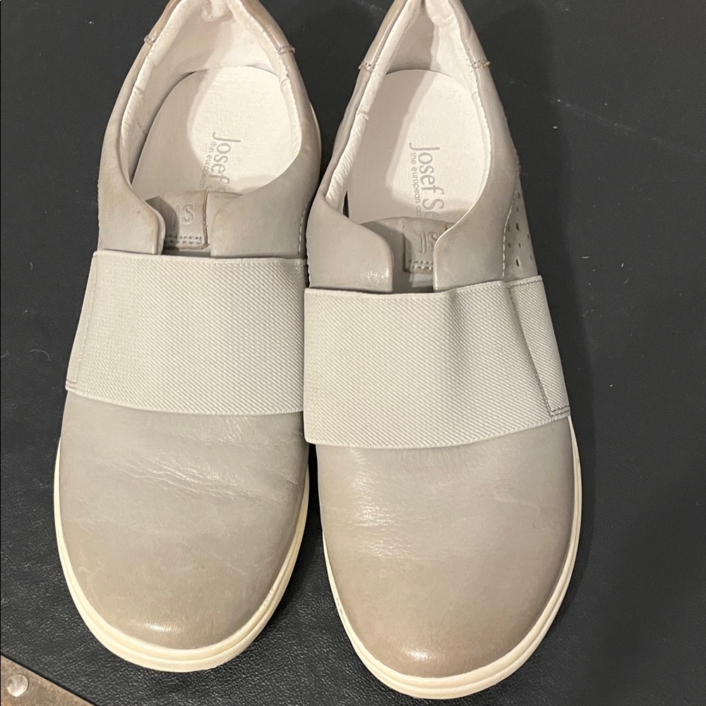 Josef Seibel Women's Taupe Slip-On Sneakers